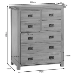 Winchester Oak 4 Over 3 Chest 15 Winchester Oak 4 Over 3 Chest -Furniture Specialty Store 4over3