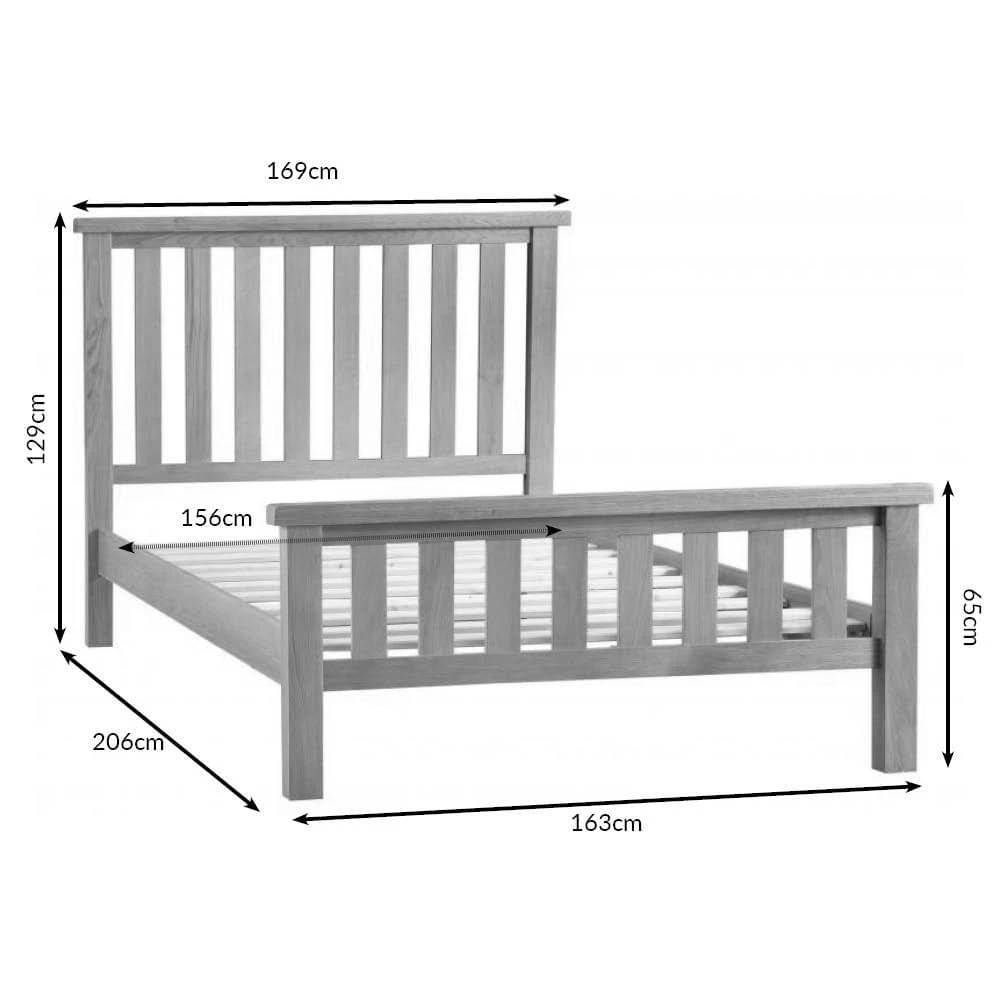 Winchester Oak King Size Bed Frame 7 Winchester Oak King Size Bed Frame - Image 7