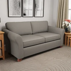 Canterbury 3 Seater Sofa Cozy Smoke Fabric