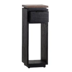 Camden Teak Plant Stand With Drawer -Furniture Specialty Store BB PS2