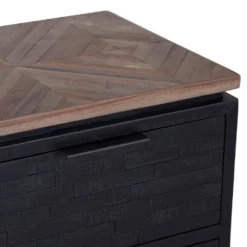 Camden Teak Small 1 Door 3 Drawer Sideboard -Furniture Specialty Store BB STS9