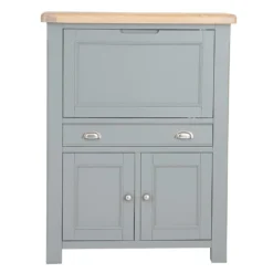 Dorset Storm Grey Painted Oak Writing Bureau -Furniture Specialty Store CL BU SG 11