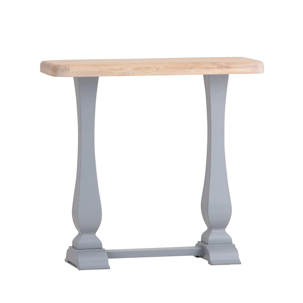 Dorset Storm Grey Painted Oak Console Table 2 Dorset Storm Grey Painted Oak Console Table - Image 2
