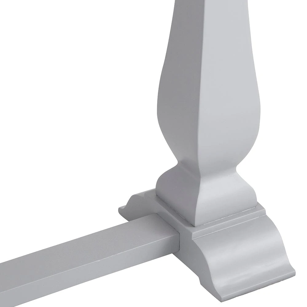 Dorset Storm Grey Painted Oak Console Table 6 Dorset Storm Grey Painted Oak Console Table - Image 6