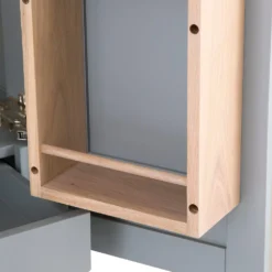 Dorset Storm Grey Painted Oak Extra Large Tall Drinks Cabinet -Furniture Specialty Store CL DC SG 8