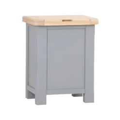 Dorset Storm Grey Painted Oak Laundry Basket 11 Dorset Storm Grey Painted Oak Laundry Basket -Furniture Specialty Store CL LAU SG 1
