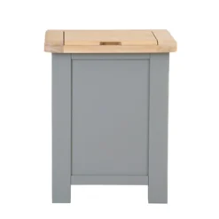 Dorset Storm Grey Painted Oak Laundry Basket 17 Dorset Storm Grey Painted Oak Laundry Basket -Furniture Specialty Store CL LAU SG 7
