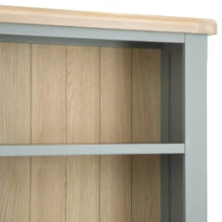 Dorset Storm Grey Painted Oak Tall Large Bookcase -Furniture Specialty Store CL LBC SG 8