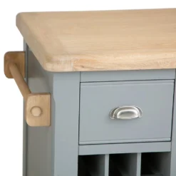 Dorset Storm Grey Painted Oak Large Kitchen Island 38 Dorset Storm Grey Painted Oak Large Kitchen Island -Furniture Specialty Store CL LI SG 14