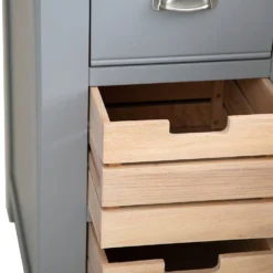 Dorset Storm Grey Painted Oak Large Kitchen Island 29 Dorset Storm Grey Painted Oak Large Kitchen Island -Furniture Specialty Store CL LI SG 4