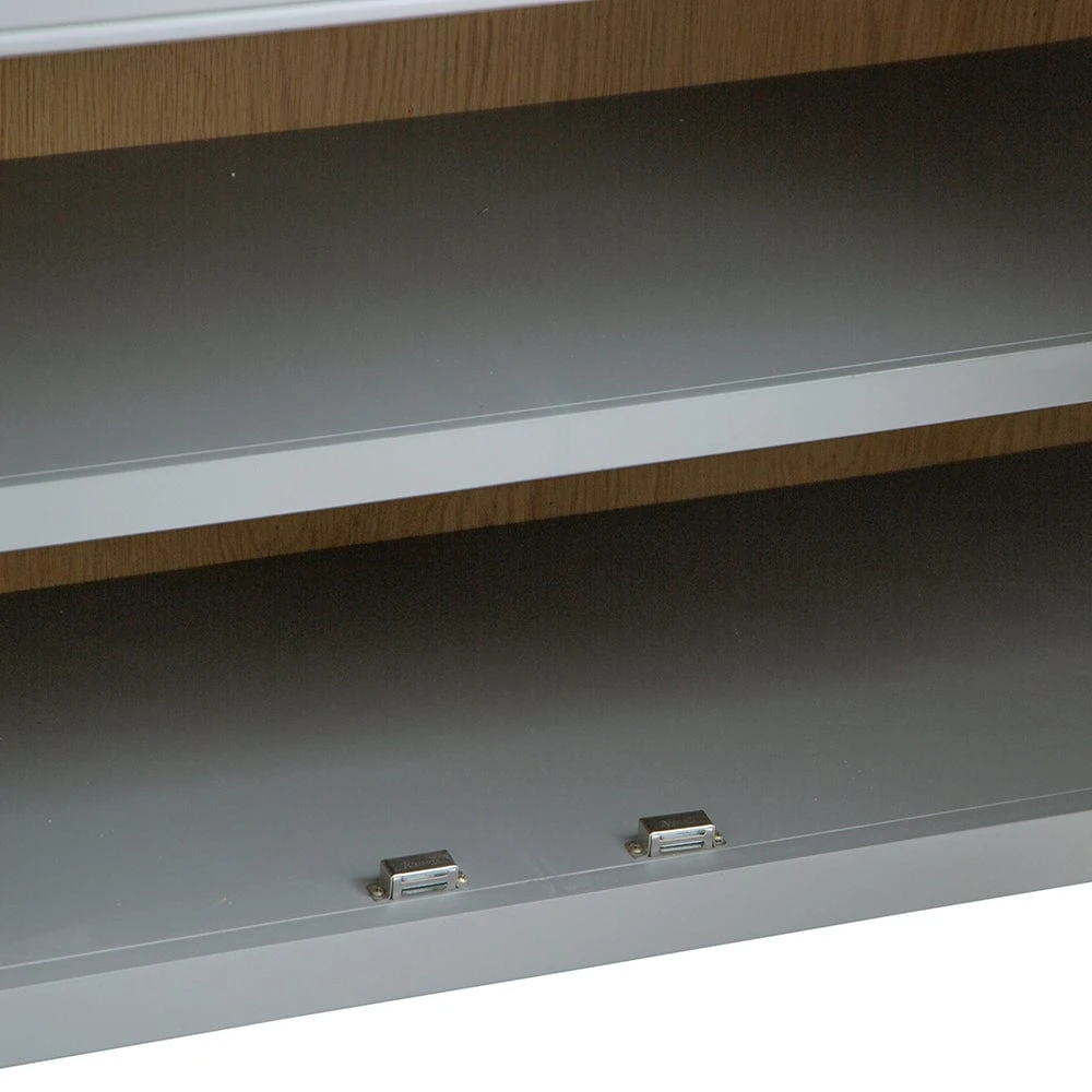 Dorset Storm Grey Painted Oak Large Kitchen Island 11 Dorset Storm Grey Painted Oak Large Kitchen Island - Image 11