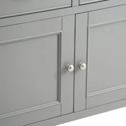 Dorset Storm Grey Painted Oak Large Kitchen Island 33 Dorset Storm Grey Painted Oak Large Kitchen Island -Furniture Specialty Store CL LI SG 8
