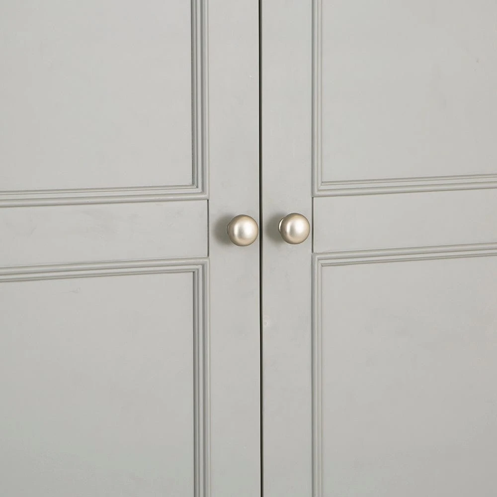 Dorset Storm Grey Painted Oak Large Larder Unit 16 Dorset Storm Grey Painted Oak Large Larder Unit - Image 16