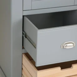 Dorset Storm Grey Painted Oak Large Larder Unit 29 Dorset Storm Grey Painted Oak Large Larder Unit -Furniture Specialty Store CL LLU SG 8