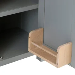 Dorset Storm Grey Painted Oak Large Sideboard Wine Rack -Furniture Specialty Store CL LS SG 7