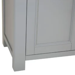 Dorset Storm Grey Painted Oak Large Sideboard Wine Rack -Furniture Specialty Store CL LS SG 9