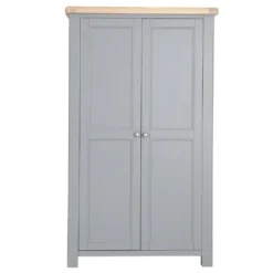 Dorset Storm Grey Painted Oak Large Utility Cupboard 21 Dorset Storm Grey Painted Oak Large Utility Cupboard -Furniture Specialty Store CL LUU SG 9
