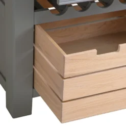 Dorset Storm Grey Painted Oak Small Kitchen Island -Furniture Specialty Store CL SI SG 3