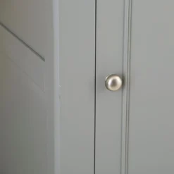 Dorset Storm Grey Painted Oak Slim Utility Cupboard 24 Dorset Storm Grey Painted Oak Slim Utility Cupboard -Furniture Specialty Store CL SUU SG 10