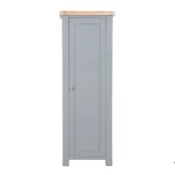 Dorset Storm Grey Painted Oak Slim Utility Cupboard 25 Dorset Storm Grey Painted Oak Slim Utility Cupboard -Furniture Specialty Store CL SUU SG 11