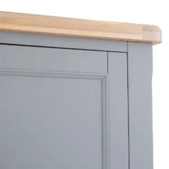 Dorset Storm Grey Painted Oak Slim Utility Cupboard 21 Dorset Storm Grey Painted Oak Slim Utility Cupboard -Furniture Specialty Store CL SUU SG 7