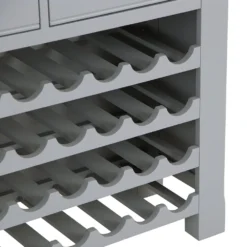 Dorset Storm Grey Painted Oak Wine Cabinet -Furniture Specialty Store CL SWC SG 7