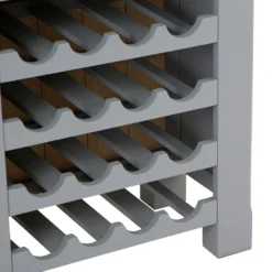 Dorset Storm Grey Painted Oak Tall Wine Cabinet -Furniture Specialty Store CL TWR SG 7