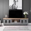 Dorset Storm Grey Painted Oak Extra Large TV Unit