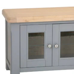 Dorset Storm Grey Painted Oak Extra Large TV Unit -Furniture Specialty Store CL XLTV SG 4
