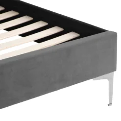 Soho King Size Bed Frame Grey Velvet -Furniture Specialty Store COF 12435 3 b2d44618 a628 422e b9d1 46644a3aa3c1