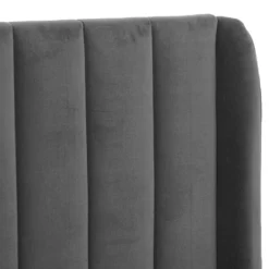 Soho King Size Bed Frame Grey Velvet -Furniture Specialty Store COF 12435 9 5dfe572b 62a7 4686 8ab3 c4fc6220be81