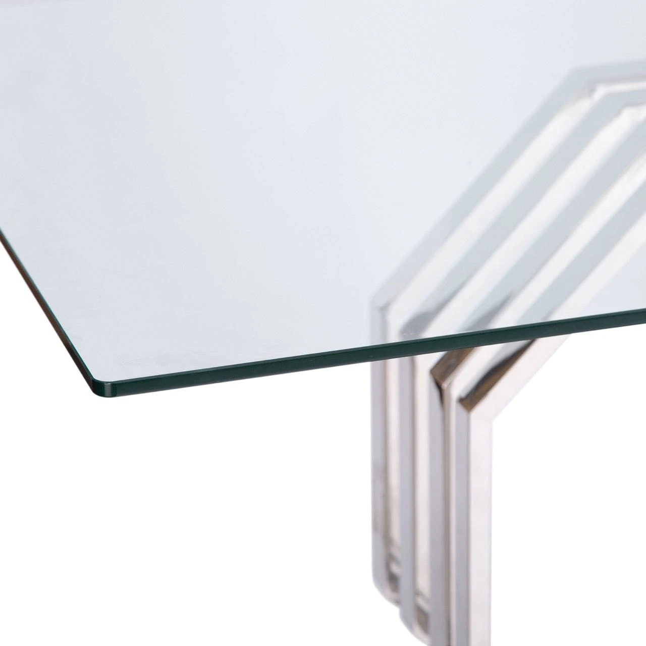 Genoa Glass 1.8m Dining Table 2 Genoa Glass 1.8m Dining Table - Image 2