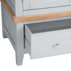 Eaton Grey Painted Oak Double Wardrobe -Furniture Specialty Store EA 2DR G5Large