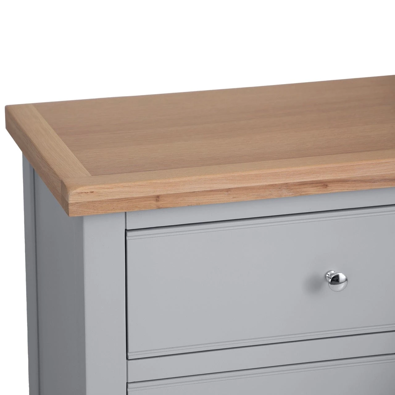 Eaton Grey Painted Oak 6 Drawer Chest 5 Eaton Grey Painted Oak 6 Drawer Chest - Image 5