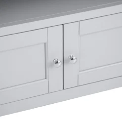 Eaton Grey Painted Oak Corner TV Unit 13 Eaton Grey Painted Oak Corner TV Unit -Furniture Specialty Store EA CTV G4Large