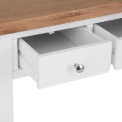 Eaton White Painted Oak Dressing Table -Furniture Specialty Store EA DT W3Large