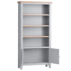 Eaton Grey Painted Oak Large Wide Bookcase 10 Eaton Grey Painted Oak Large Wide Bookcase -Furniture Specialty Store EA LBC G2Large