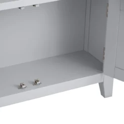 Eaton Grey Painted Oak Large Wide Bookcase 11 Eaton Grey Painted Oak Large Wide Bookcase -Furniture Specialty Store EA LBC G3Large