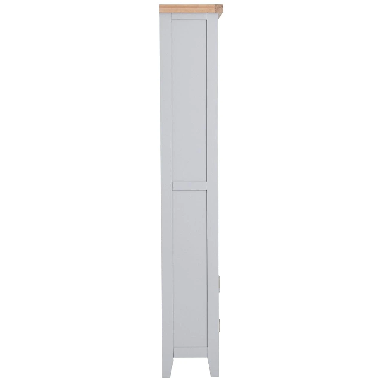 Eaton Grey Painted Oak Large Wide Bookcase 8 Eaton Grey Painted Oak Large Wide Bookcase - Image 8