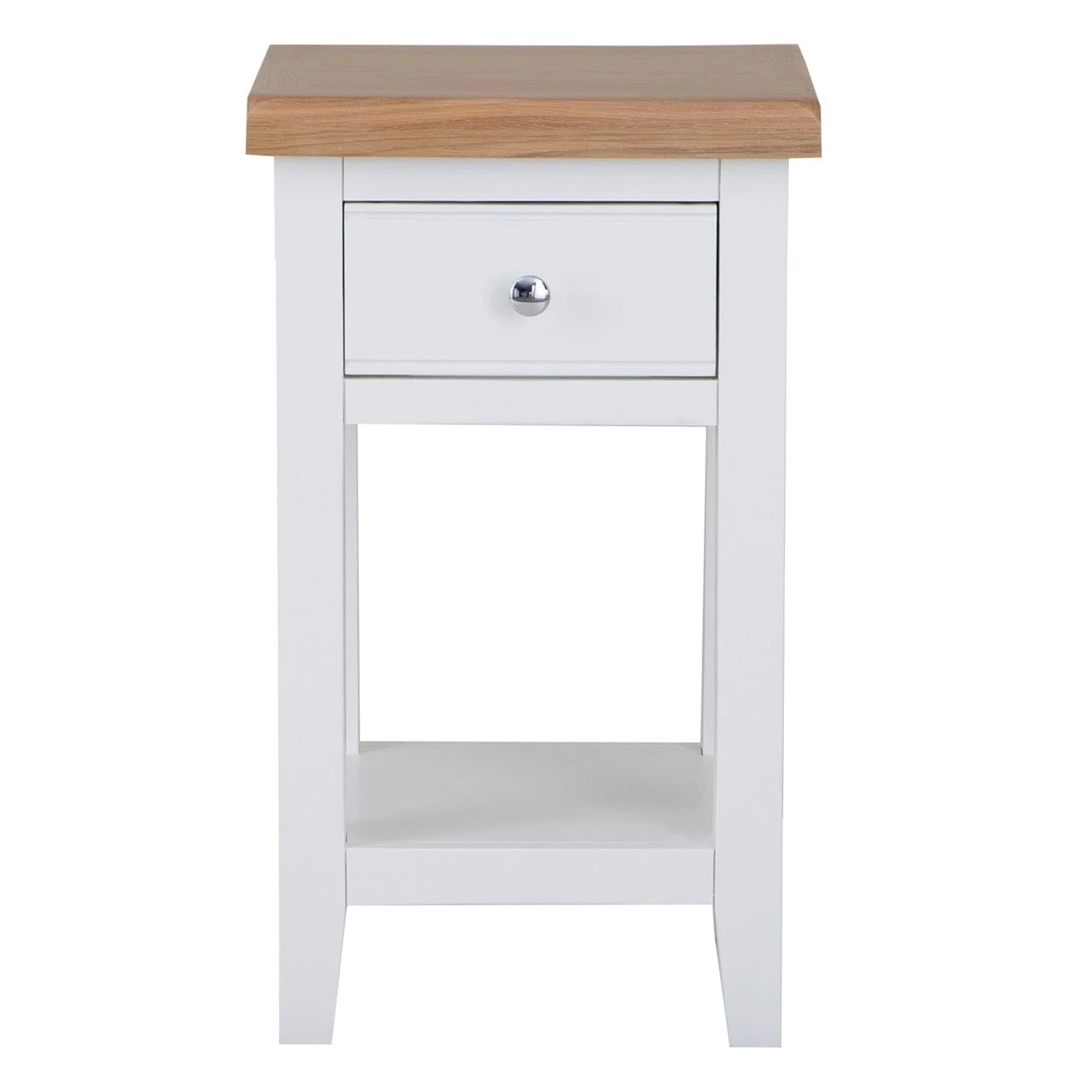 Eaton White Painted Oak Lamp Table 7 Eaton White Painted Oak Lamp Table - Image 7