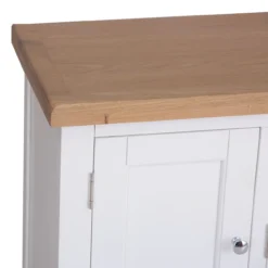 Eaton White Painted Oak Large TV Unit -Furniture Specialty Store EA LTV W4Large