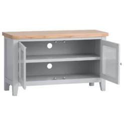 Eaton Grey Painted Oak Small TV Unit 12 Eaton Grey Painted Oak Small TV Unit -Furniture Specialty Store EA STV G2 scaled