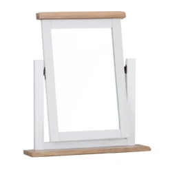 Eaton White Painted Oak Dressing Table Mirror -Furniture Specialty Store EA TM WLarge