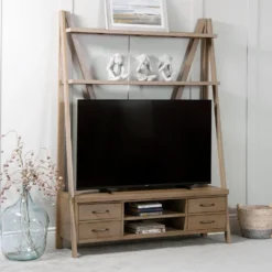 Falmouth Oak Bookcase TV Unit