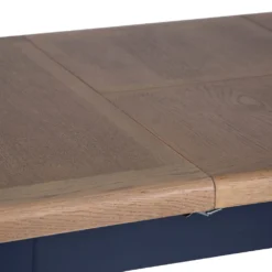 Wessex Smoked Oak Blue Painted 1.3m Extending Dining Table -Furniture Specialty Store HOP 13BET B 10
