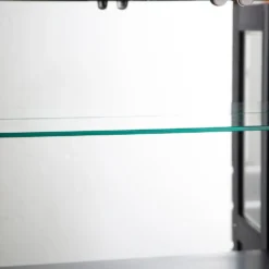 Wessex Smoked Oak Blue Painted Extra Large Tall Drinks Cabinet 24 Wessex Smoked Oak Blue Painted Extra Large Tall Drinks Cabinet -Furniture Specialty Store HOP DC B 4