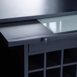 Wessex Smoked Oak Blue Painted Extra Large Tall Drinks Cabinet 20 Wessex Smoked Oak Blue Painted Extra Large Tall Drinks Cabinet -Furniture Specialty Store HOP DC B 6