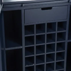 Wessex Smoked Oak Blue Painted Extra Large Tall Drinks Cabinet 21 Wessex Smoked Oak Blue Painted Extra Large Tall Drinks Cabinet -Furniture Specialty Store HOP DC B 8