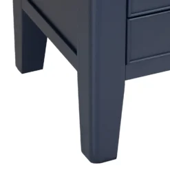 Wessex Smoked Oak Blue Painted Lamp Table -Furniture Specialty Store HOP LT B 5