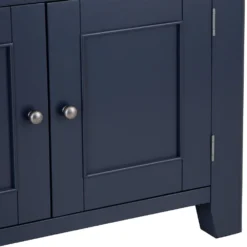 Wessex Smoked Oak Blue Painted Small 2 Drawer 2 Door Sideboard 22 Wessex Smoked Oak Blue Painted Small 2 Drawer 2 Door Sideboard -Furniture Specialty Store HOP STS B 10
